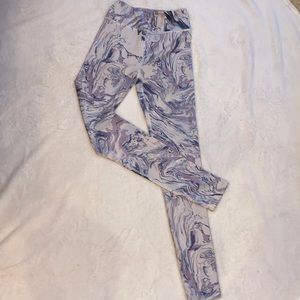 lavender marble leggings